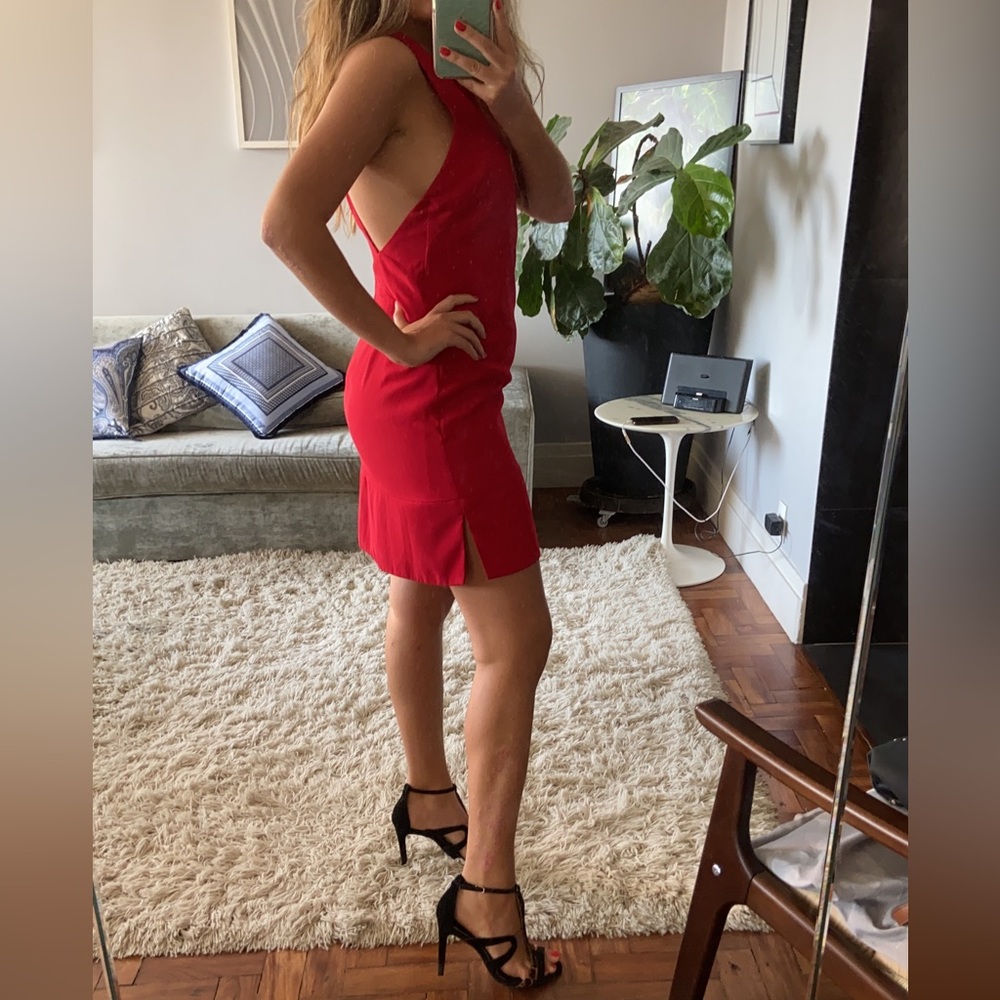 Red dress. Local Brazilian brand.